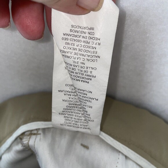 Ben Hogan Tan Golf Shorts Flat Front Hiking Polyester Spandex Blend Size 36 - Picture 8 of 8